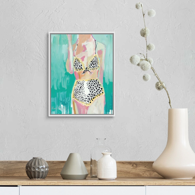 « Bumblebees » par Kait Roberts-impression sur toile, Toile blanche encadrée, H 16 po x l 13 po x P 1,75 po
