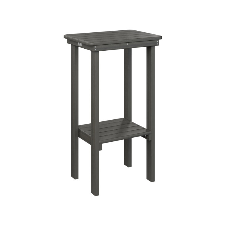 Berlin Gardens Rectangular End Bar Table, Coastal Gray