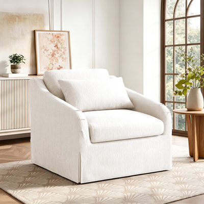 Fauteuil surdimensionné avec accoudoirs l 35 po