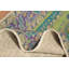 Tapis traditionnel rétro vert 6 x 9