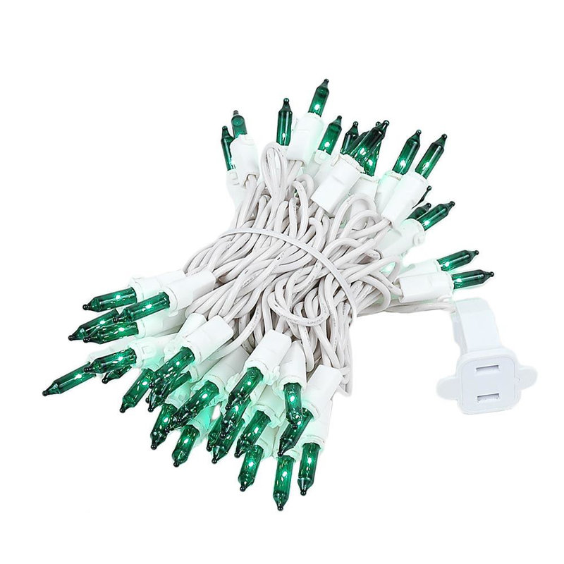 Mini-chaîne pour l’extérieur 11'50 ampoules Pirtle, vert, blanc
