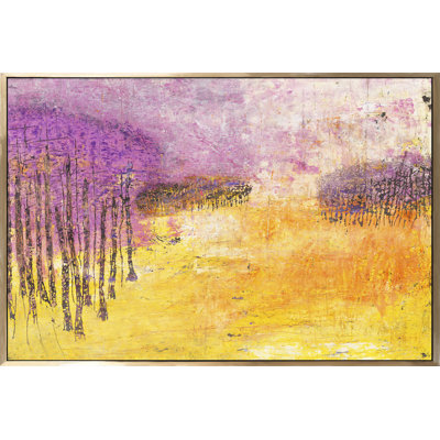 Warm Sunset - reproduction de cadre flottant sur toile
