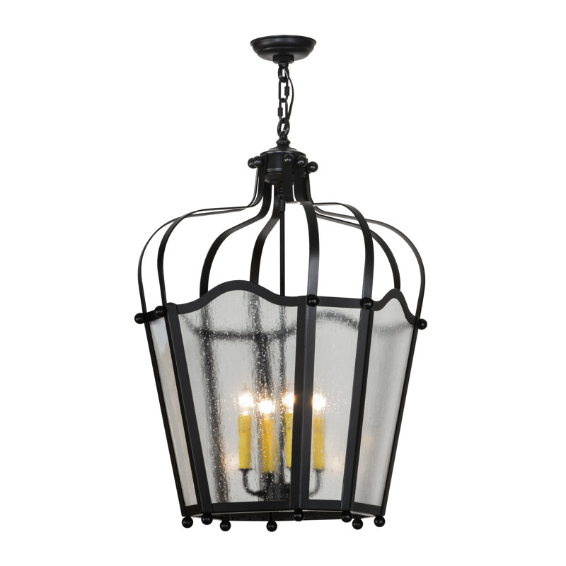 Luminaire suspendu lanterne à 4 lumières Citadel