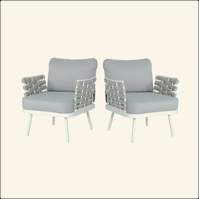 Ensemble de 2 fauteuils club Mariano