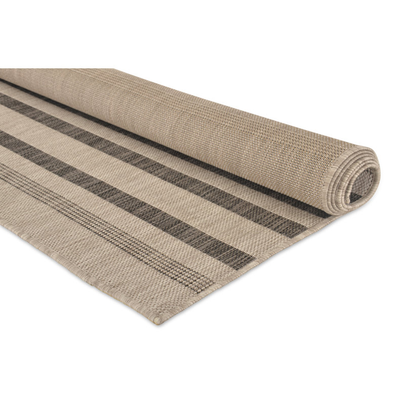 Striped Hand Woven Area Rug, Rectangle 160 x 220cm