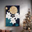 Toile tendue pâle «Winter Evergreen at Midnight» de qualité supérieure-503160323