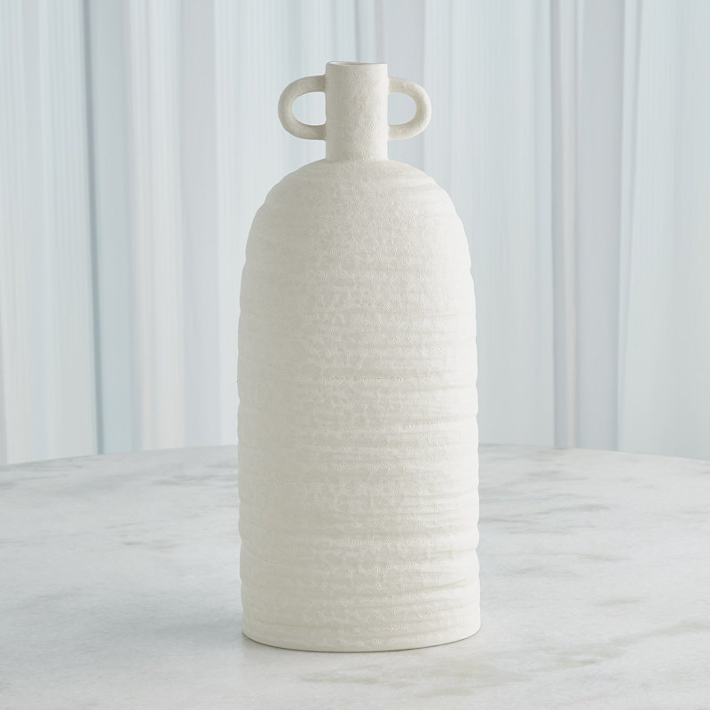 Sahara Handmade Ceramic Table Vase, 19.75" H x 8.5" W x 6.25" D