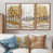 Toile avec cadre flottant brun