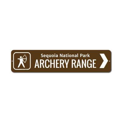 Archery Range Custom Aluminum Sign