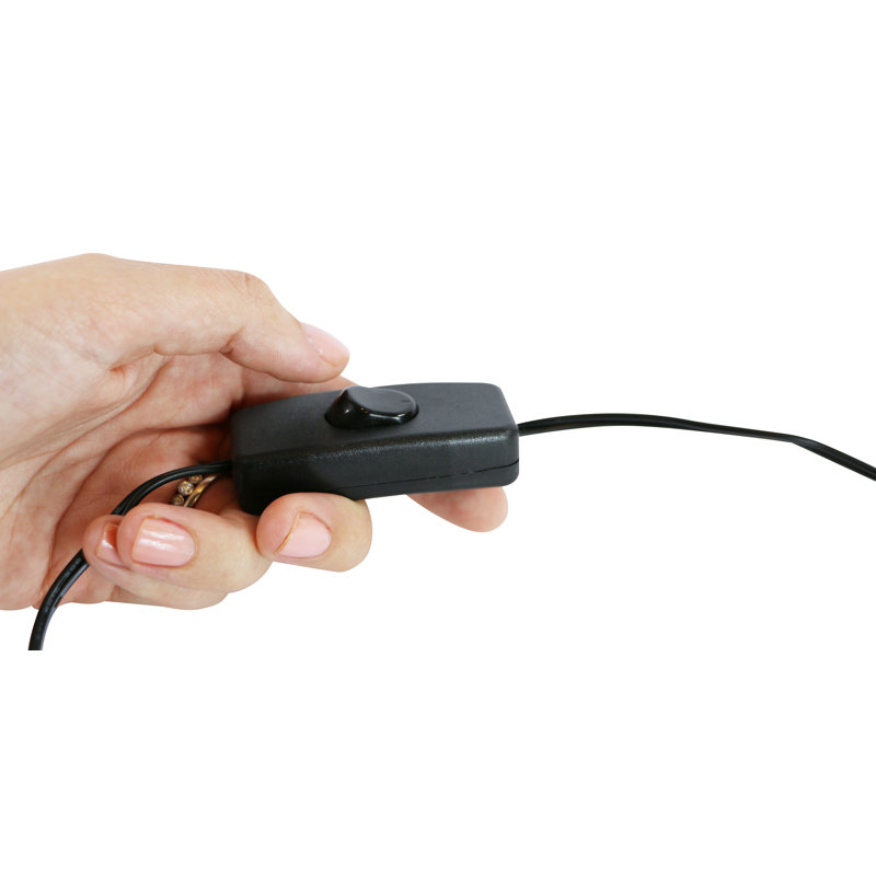 Lampe de bureau à DEL réglable en plastique PureOptics pour les dortoirs, 250 lumens, noir (A827EDFF295B472E8B16A84C1AB4B065)