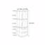 Commode d'appoint moderne et multifonctionnelle en acrylique-107686160