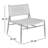 Doxie Outdoor Armless Lounge Chair