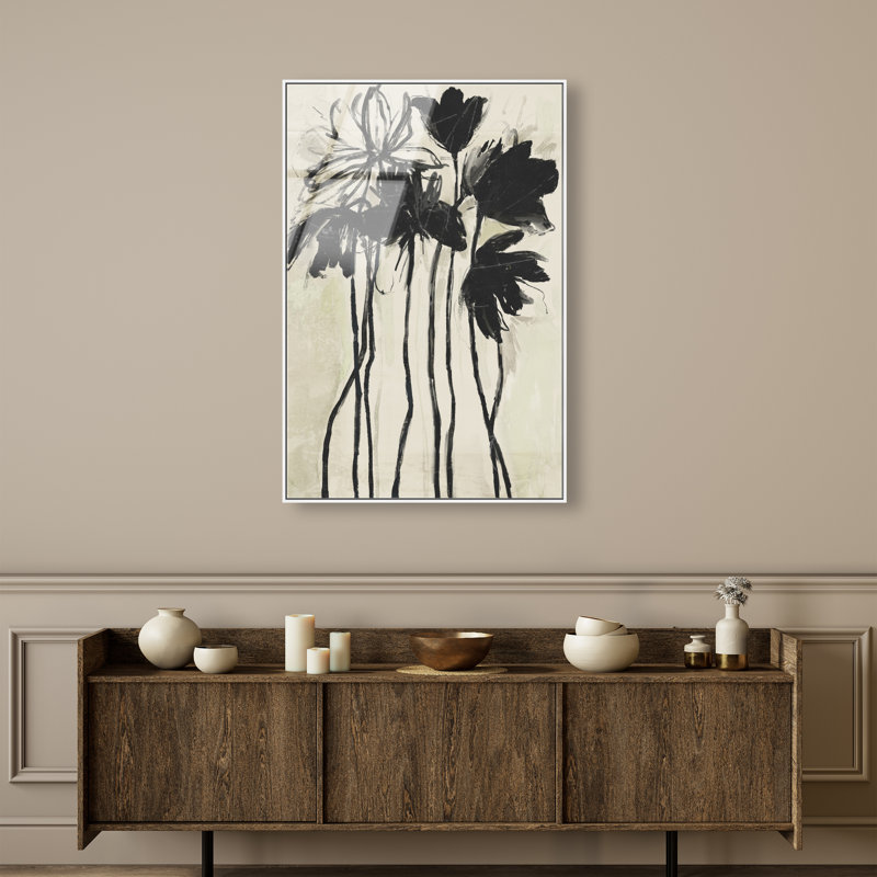 Flower Abstract Studio High-Gloss Frameless Acrylic Glass Wall Art Floral & Botanical Print by Oliver Gal, Ready to Hang, 10 x 15