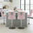 Swivel Adjustable Height Counter Stool With Metal Frame-562932297-562932341