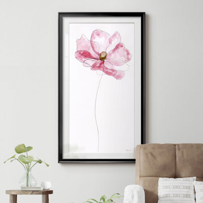 Croquis floral I - cadre photo, impression sur papier