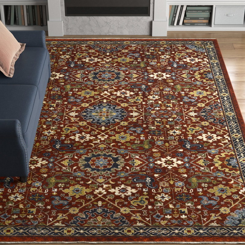Hovis Moroccan Indoor Rug, Rectangle 9'10" x 12'10"