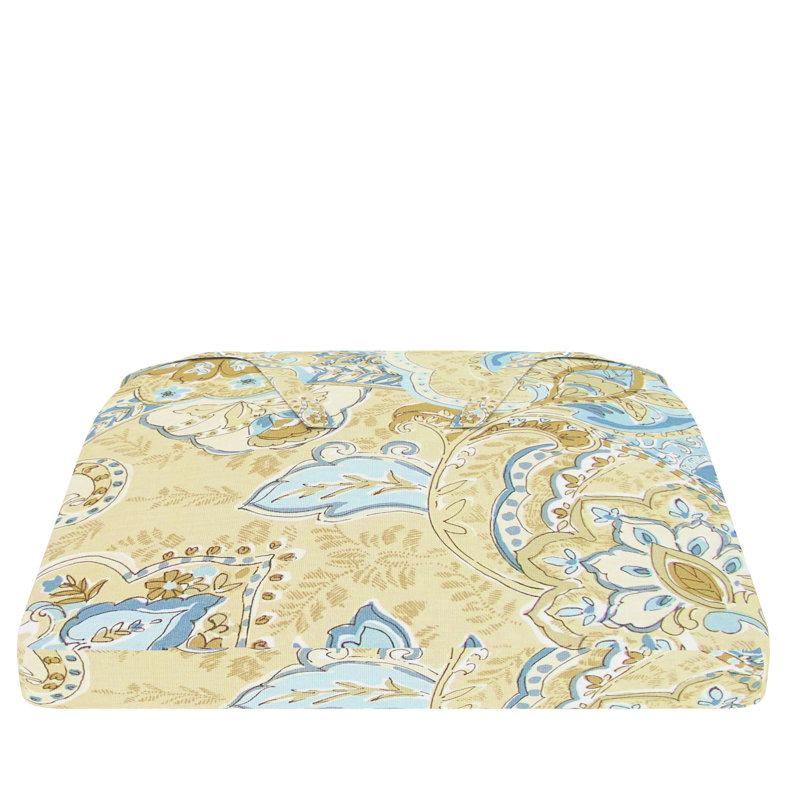 Indoor/Outdoor Dining Chair Seat Cushion, Sausalito Mineral