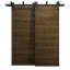 Porte de grange double moderne | Ego 5000 | Ensemble de rails | Portes intérieures solides-99700336-99700337