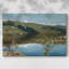 Inconnu («Monogrammed E.K. / A.K.K.)« Lake Landscape with White Flowers »- Art mural sur toile tendue de qualité musée-1112932777
