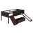 Loft Bed Wood Frame Featuring Two Built-in Storage Boxes, Perfect for Kids and Teens-362051165
