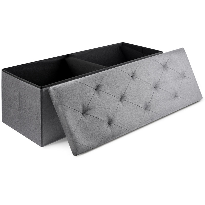 Upholstered Storage Ottoman Bench