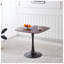 Table de salle à manger moderne en noyer - Petite table de cuisine compacte 31,5 pouces-2130380959-2130380958