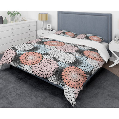 Modern & Contemporary Polyester Twill Abstract Duvet Cover