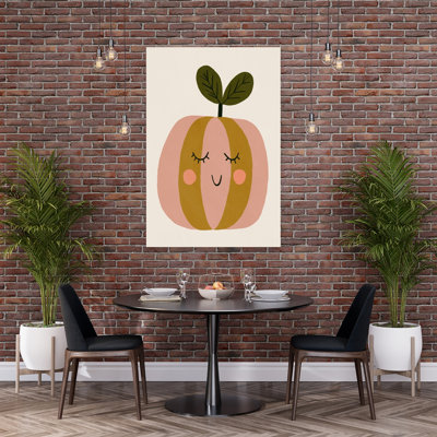 «Happyfruit Abstract Rose Landscape Nature», reproduction d'art murale
