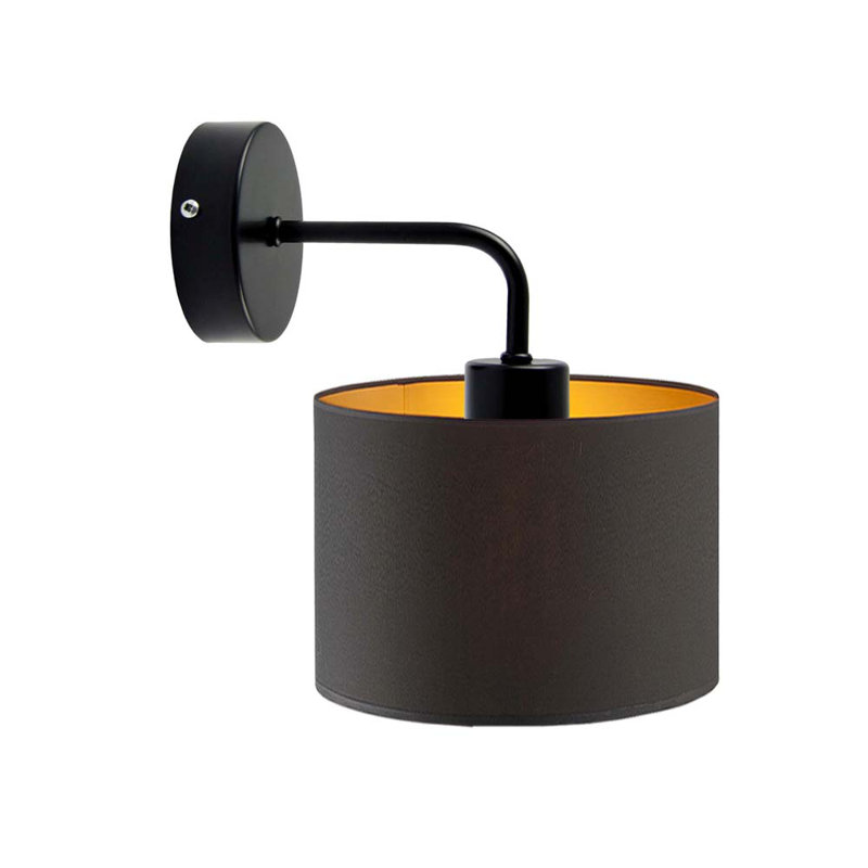 Menik Steel Armed Sconce, Black