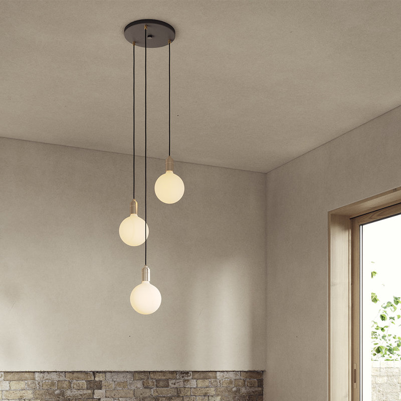 Sphere IV 3 - Light Pendant, Brass