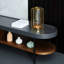 Walnut Wood TV Stand & Coffee Table Set