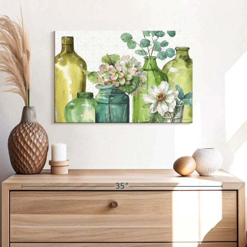 Decorative Mixed Greens I, 16" H x 24" W