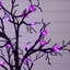 Arbre de Noël artificiel pré-éclairé avec 24 lumières DEL mauves-863714720
