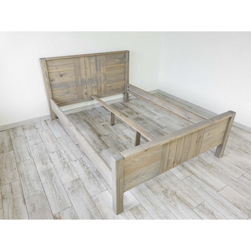 Pinar Solid Wood Bed, European Kingsize (160 x 200 cm)