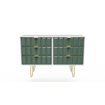 Allem 115 cm W Chest of 6 Drawers