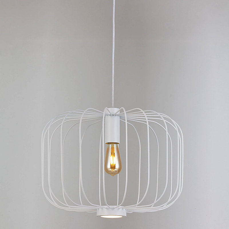Spera L Direct & Indirect 48cm 2 Lattice Pendant, Black