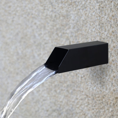 Outdoor Stainless Steel Waterfall Fountain