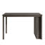 Ensemble de table de salle à manger en bois massif 5 pièces, table de 59 x 35,4 pouces avec support à vin incurvé et 4 chaises rembourrées-131565372-131565375