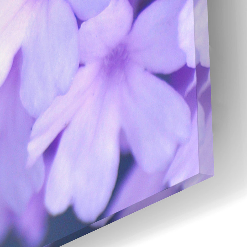 «Fleurs mauves 2» par PhotoINC Studio, H 12 po x l 12 po x P 0,13 po