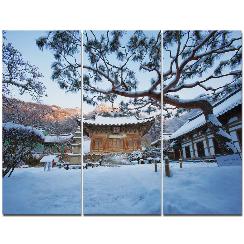 «Naesosa Temple in South Core», reproduction de photo à multiples images sur toile