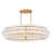 Rene 8-Light 45" Drum Chandelier w/ Textured Glass Discs