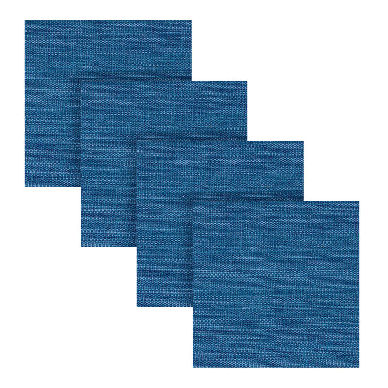  Newport Blue Casual Classics Napkin Set of 4, Navy Blue