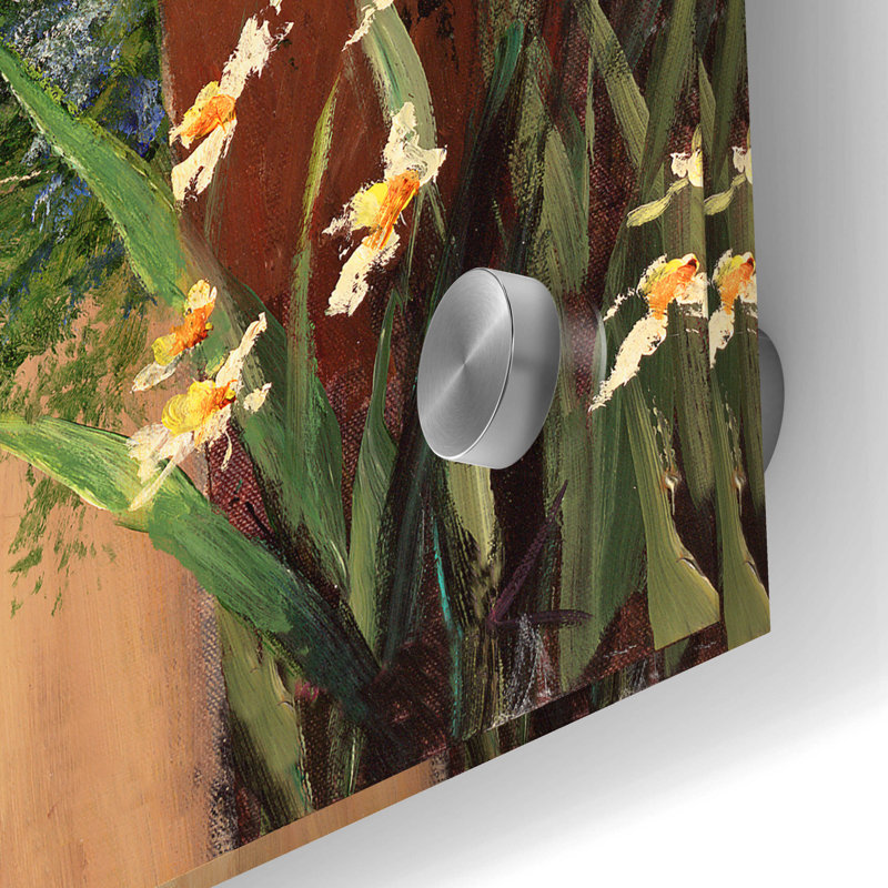 «Flower Pots Left» par Art Fronckowiak - reproduction non encadrée, L 24 po x H 24 po