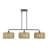 Goldiemesh English Bronze Extra Large Linear Chandelier