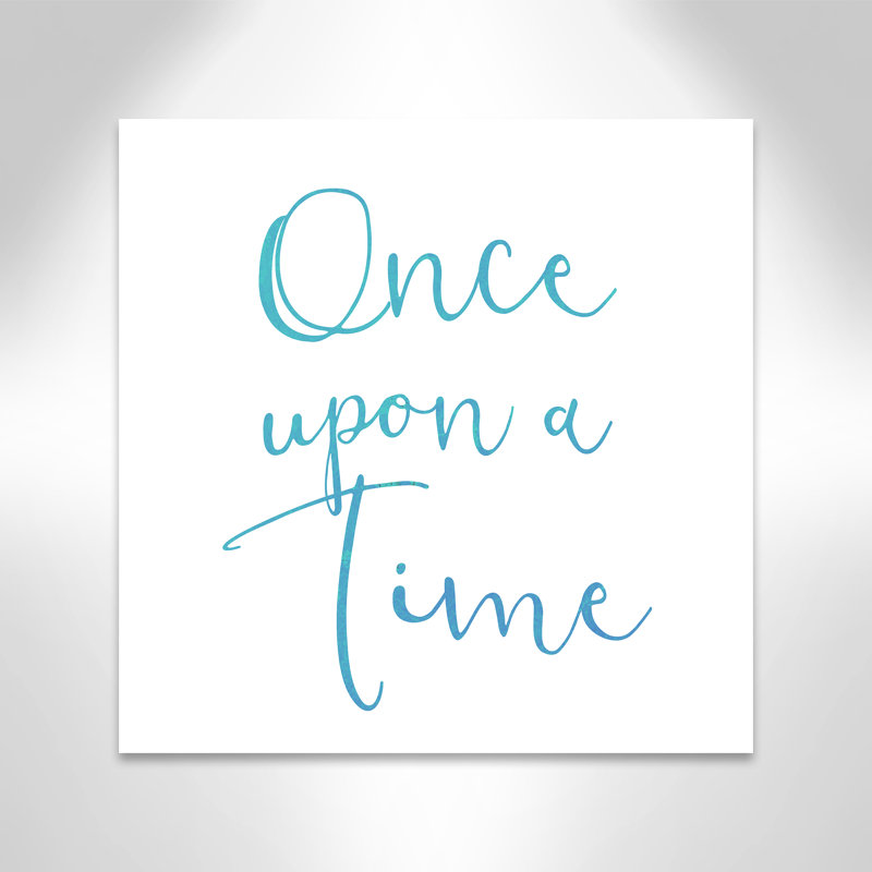 Once upon 2, 24" H x 24" W x 1.5" D, Canvas