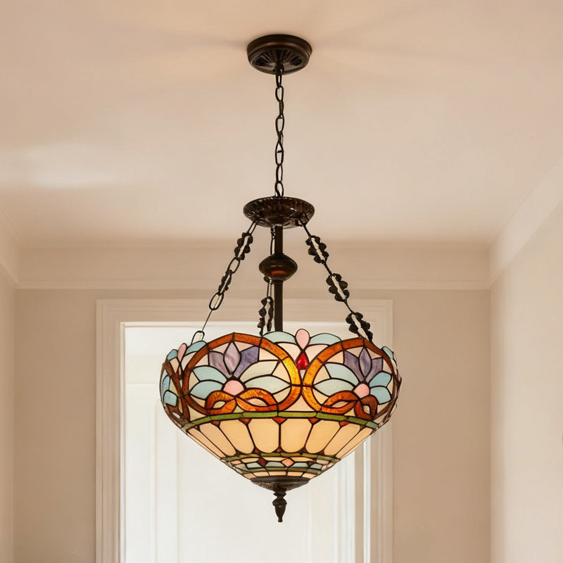 Lustre coloré en plastique 15,7 pi Tiffany