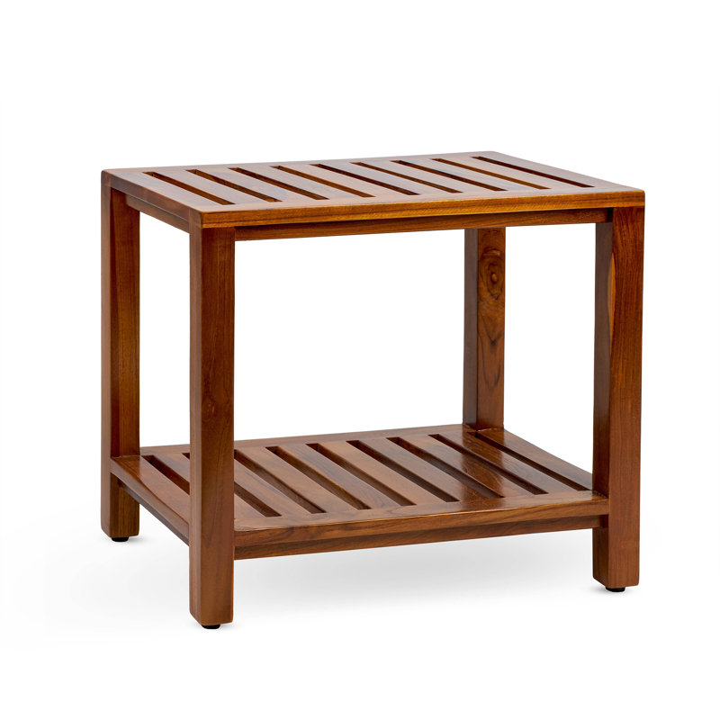 21'' W Teak Shower Bench