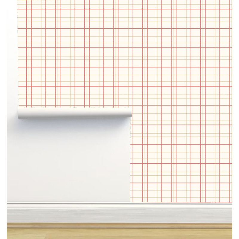 Rouleau de papier peint texturé L 12 pi x 2 pi Crystal W, Ivoire