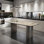 Simple and luxurious rectangular dining table