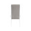 Ensemble de 2 chaises d'appoint Classic White Grey, entièrement rembourrées pour le confort et le style, idéales pour les salles à manger de style maison de campagne